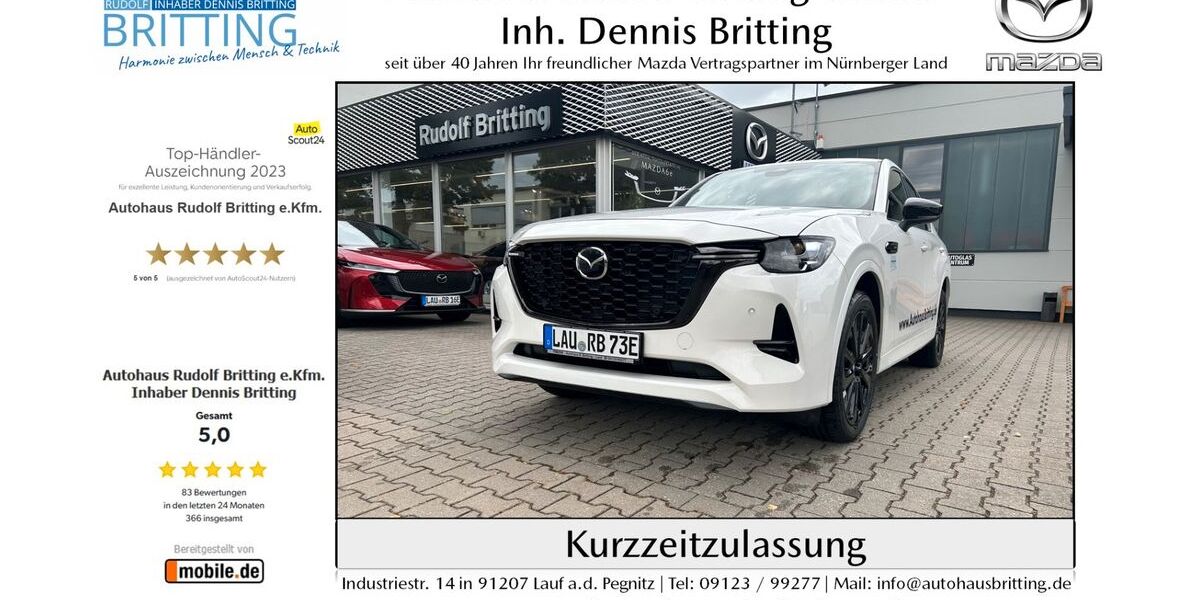 Mazda CX-60 9.500 km 49.390 &euro; Lauf 91207