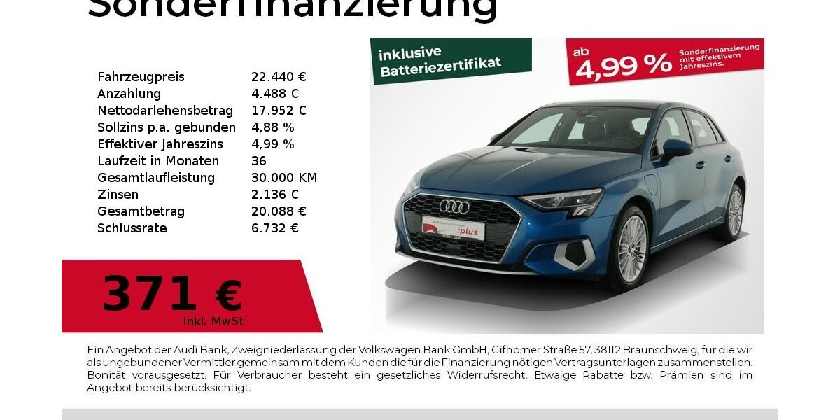 Audi A3 66.400 km 21.440 &euro; Nürnberg 90441