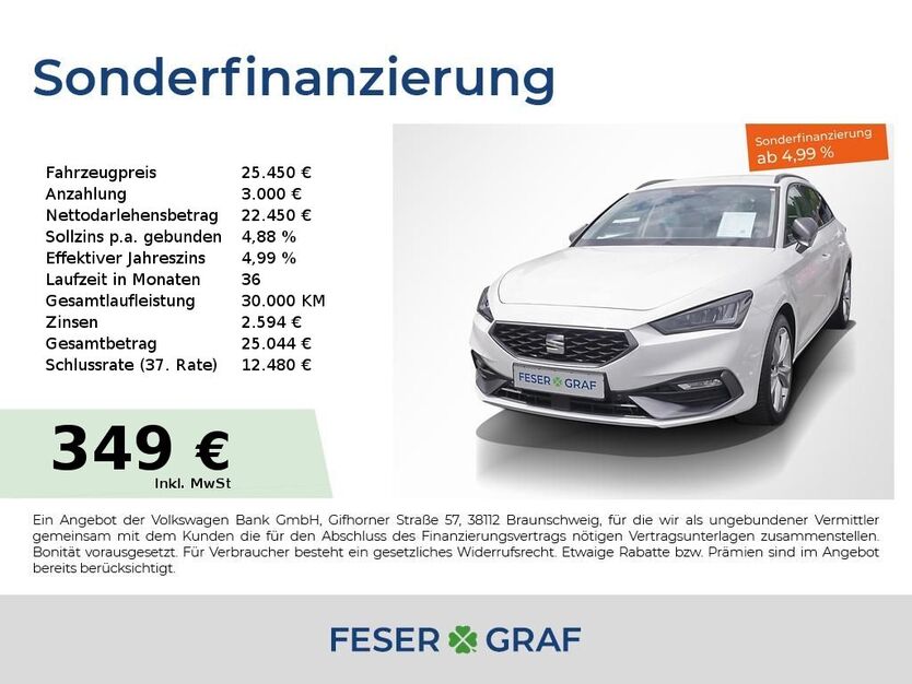 Seat Leon 22.550 km 25.450 € Lauf an der Pegnitz 91207
