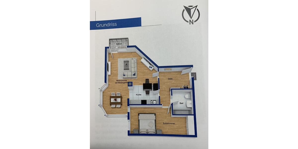 Etagenwohnung Simmelsdorf - 2 Zimmer, 68 m&sup2;, 816&euro; | Angebot:26603771