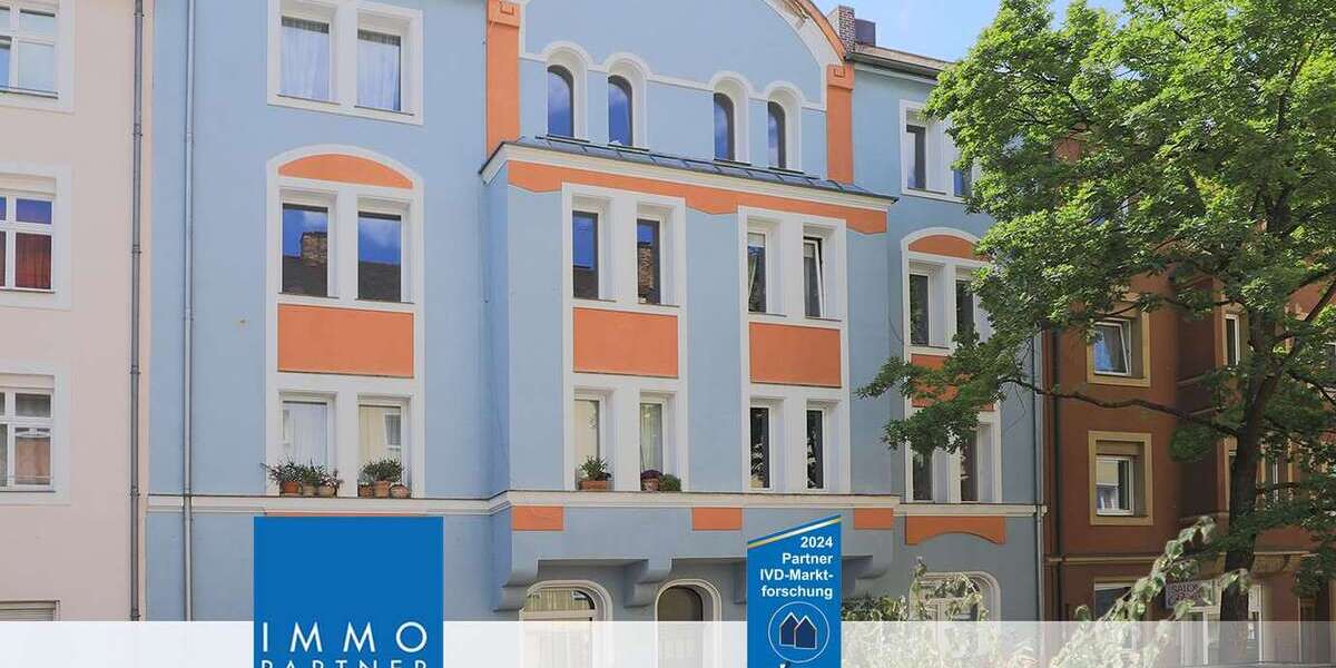 Etagenwohnung Nürnberg Hasenbuck - 2 Zimmer, 75 m&sup2;, 265.000&euro; | Angebot:25397579