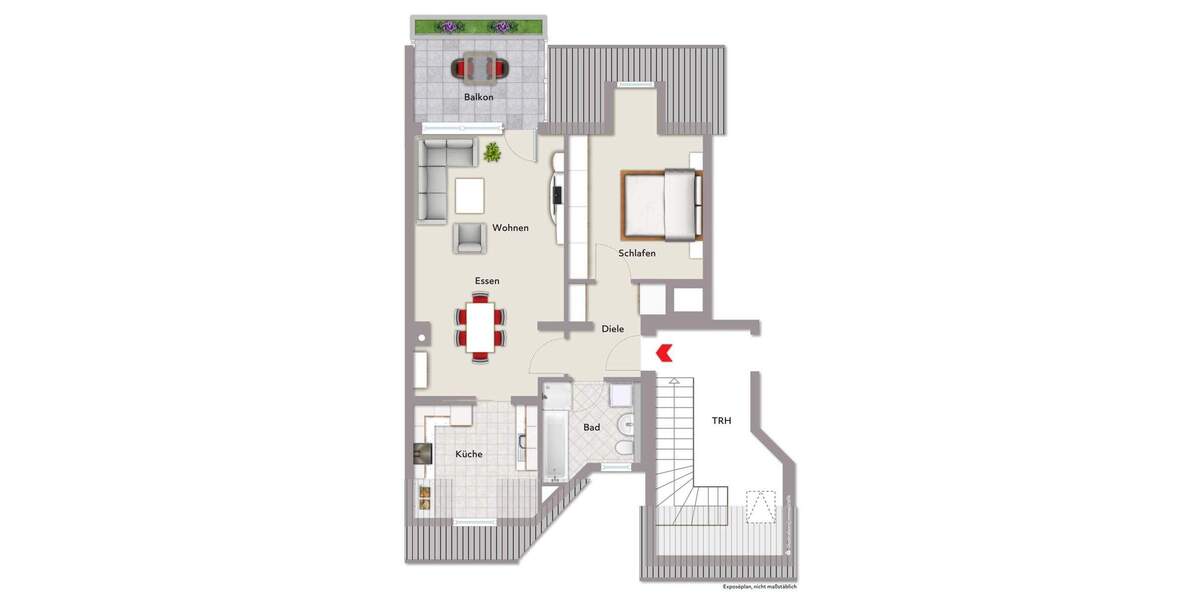 Etagenwohnung Erlangen Erlangen-Ost - 2 Zimmer, 65 m&sup2;, 320.000&euro; | Angebot:25735025