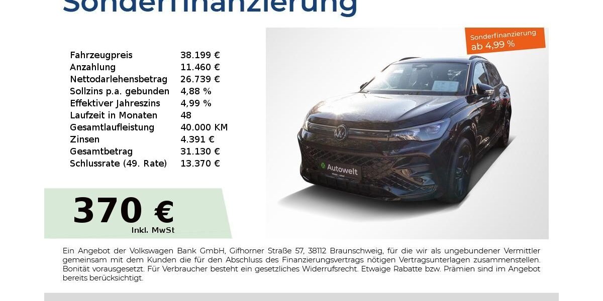 VW Tiguan 21.450 km 36.940 &euro; Nürnberg 90441