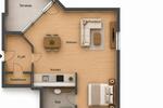 Erdgeschoßwohnung Nürnberg Gibitzenhof - 1 Zimmer, 36 m&sup2;, 165.000&euro; | Angebot:27120471