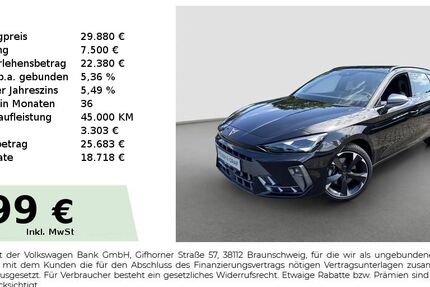 Cupra Leon 28.790 km 29.880 &euro; Cadolzburg 90556