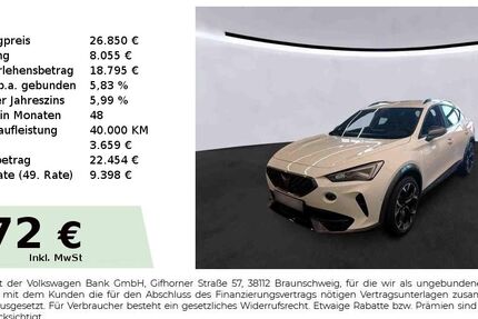 Cupra Formentor 54.350 km 26.850 &euro; Nürnberg 90431