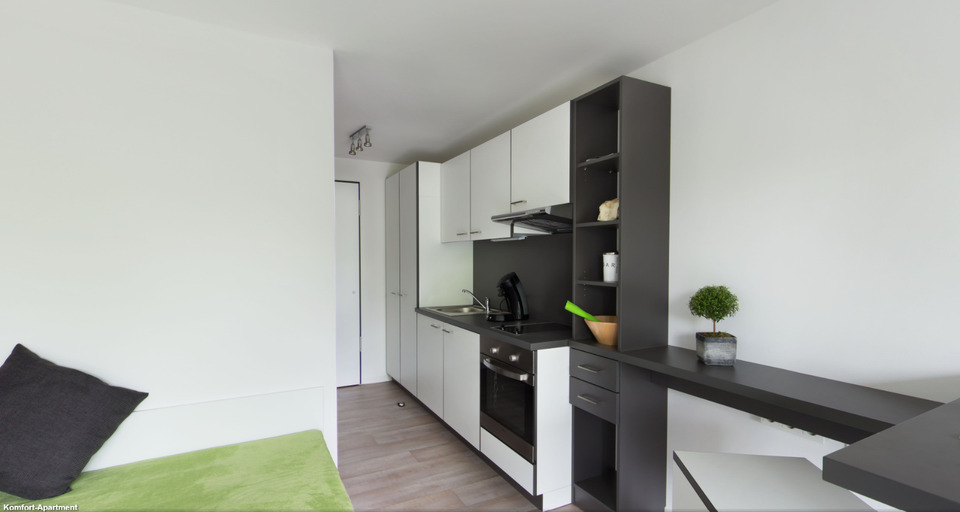 Möbliertes 1-Zimmer-Apartment mit Internet – 2 Min. zum Hbf Nürnb 1 zimmer