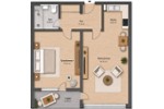 Erdgeschoßwohnung Nürnberg Altstadt, St. Lorenz - 2 Zimmer, 47 m&sup2;, 235.000&euro; | Angebot:27226180