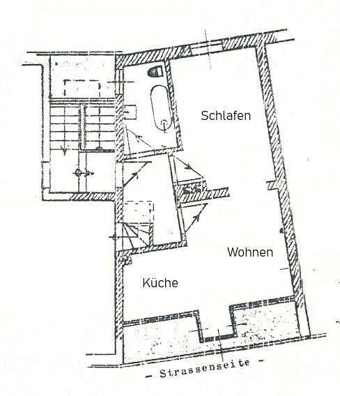 Etagenwohnung Nürnberg Sebald - 2 Zimmer, 39 m&sup2;, 775&euro; | Angebot:25769111