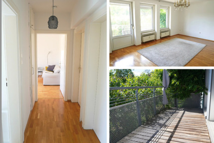 Helle 4-Zimmer-Wohnung in ruhiger Lage mit Garten und Balkon