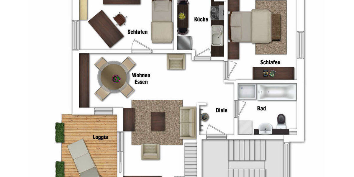 Etagenwohnung Schwabach - 3 Zimmer, 86 m&sup2;, 356.500&euro; | Angebot:26685316