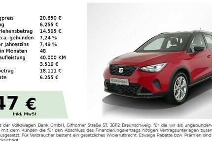 Seat Arona 33.650 km 20.440 &euro; Nürnberg 90441
