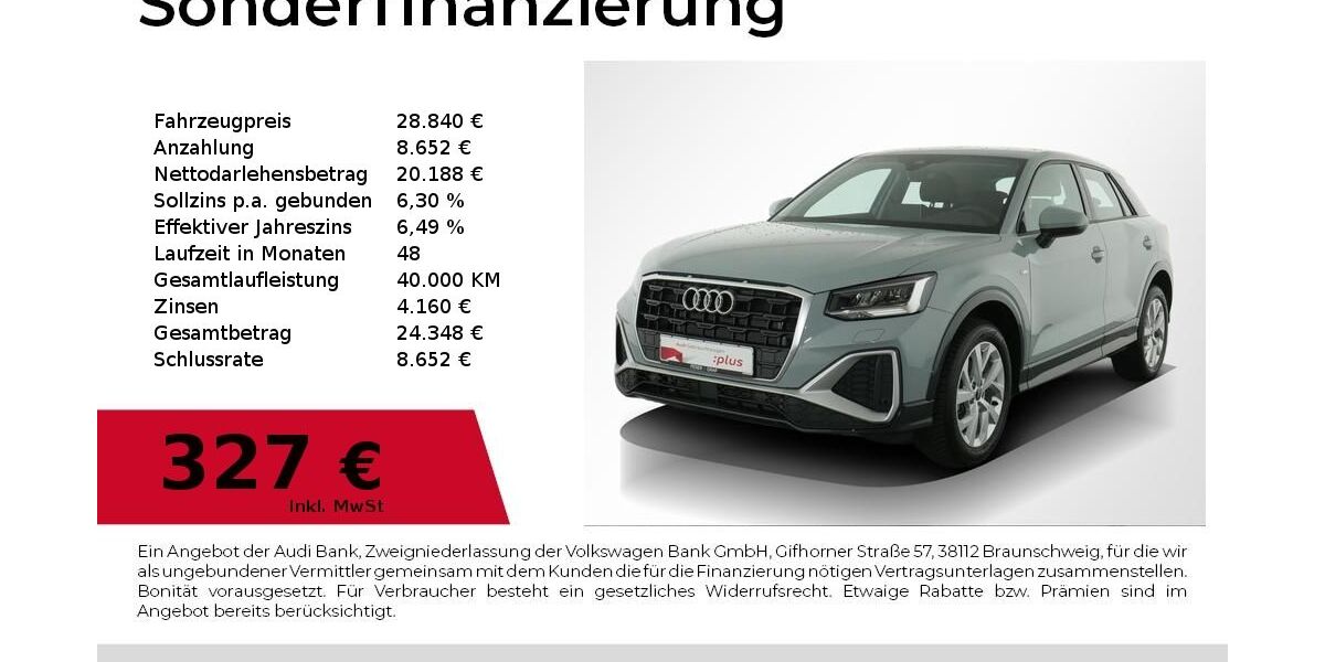 Audi Q2 19.900 km 28.240 &euro; Nürnberg 90411