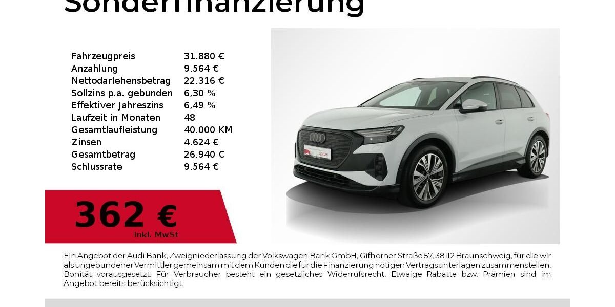 Audi Q4 e-tron 89.700 km 31.880 &euro; Nürnberg 90411