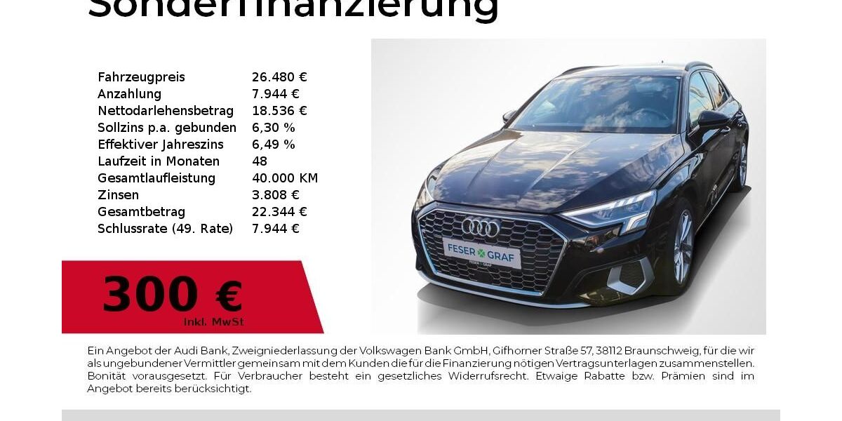 Audi A3 63.500 km 25.440 &euro; Nürnberg 90411
