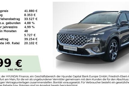 Hyundai SANTA FE 12.600 km 41.880 € Fürth 90763