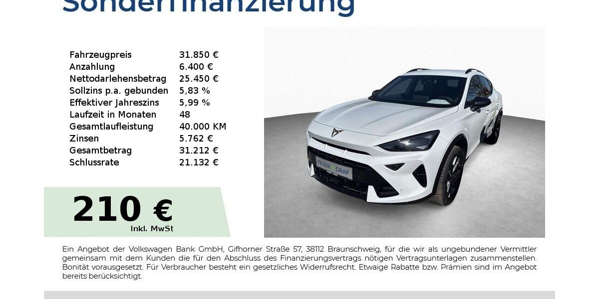 Cupra Formentor 26.800 km 30.950 &euro; Schwabach 91126