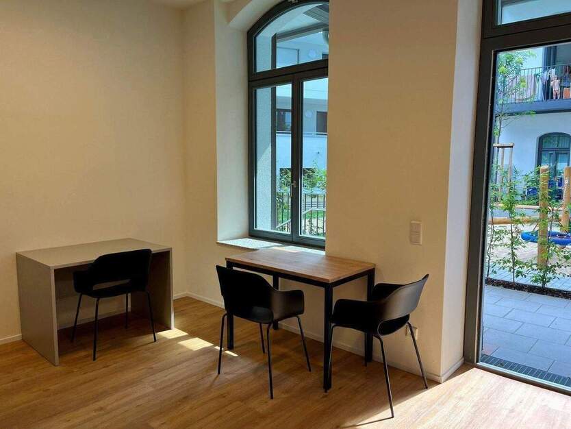 Loftige, möblierte 1-Zimmer-Wohnung mit großer Terrasse zum Erstbezug! 1 zimmer