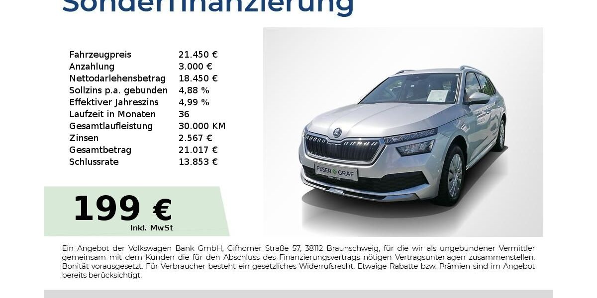 Skoda Kamiq 34.250 km 21.450 &euro; Lauf an der Pegnitz 91207