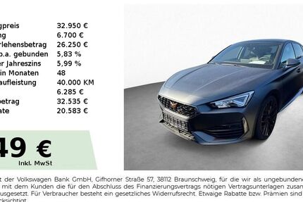 Cupra Leon 10.200 km 31.770 &euro; Schwabach 91126