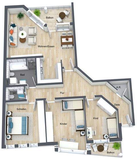 Etagenwohnung Fürth Nordstadt - 4 Zimmer, 380.000&euro; | Angebot:25665849