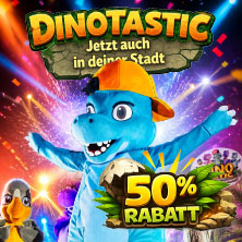 Dinotastic Live! Die Reise zum Feuervulkan 06.11.2026 Meistersingerhalle Nürnberg