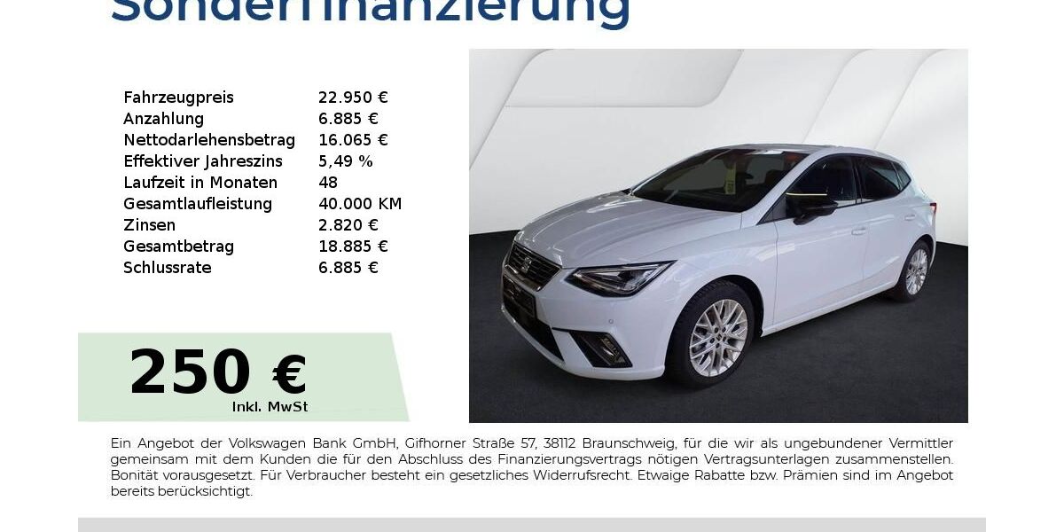 Seat Ibiza 16.750 km 22.640 &euro; Nürnberg 90441