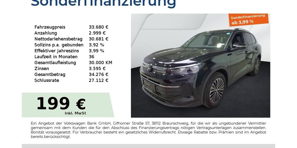 VW Tiguan 21.162 km 33.680 &euro; Fürth 90763