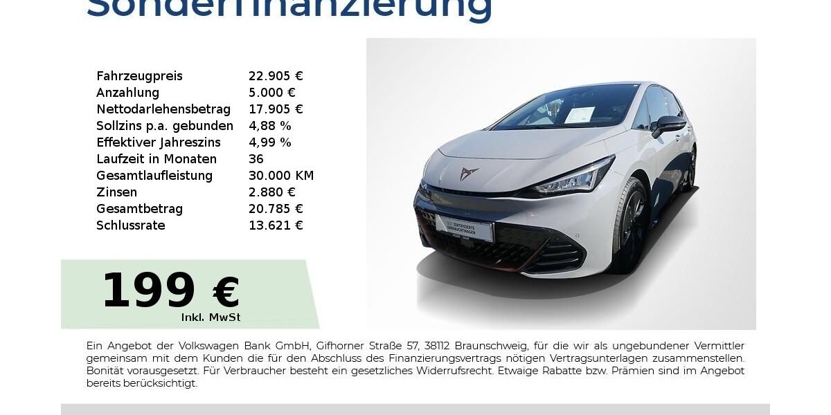 Cupra Born 62.550 km 22.905 &euro; Lauf an der Pegnitz 91207