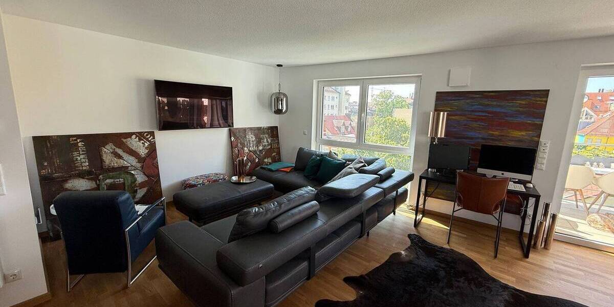 Luxuriöse 3-Zimmer-Wohnung mit zwei Balkonen in Nürnberg 3 zimmer