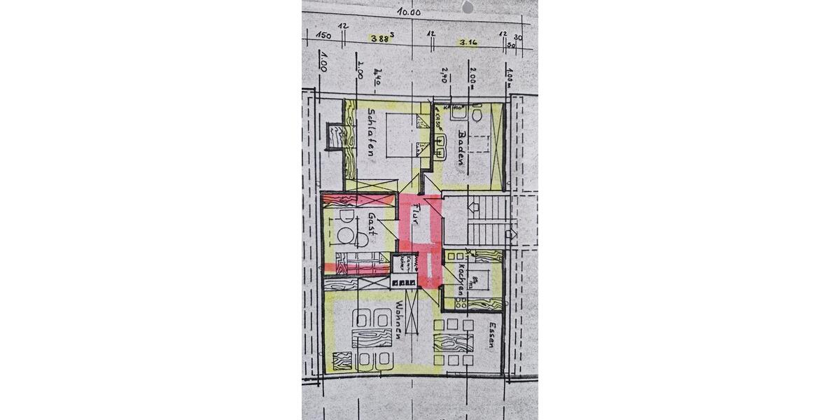 Dachgeschoßwohnung Nürnberg Gebersdorf - 3 Zimmer, 70 m&sup2;, 690&euro; | Angebot:27601963