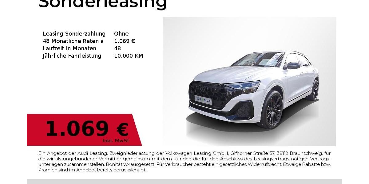 Audi Q8 4.900 km 102.980 &euro; Fürth 90763