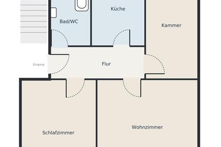 Wohnung Nürnberg Kleinweidenmühle - 3 Zimmer, 64 m&sup2;, 245.000&euro; | Angebot:27607179