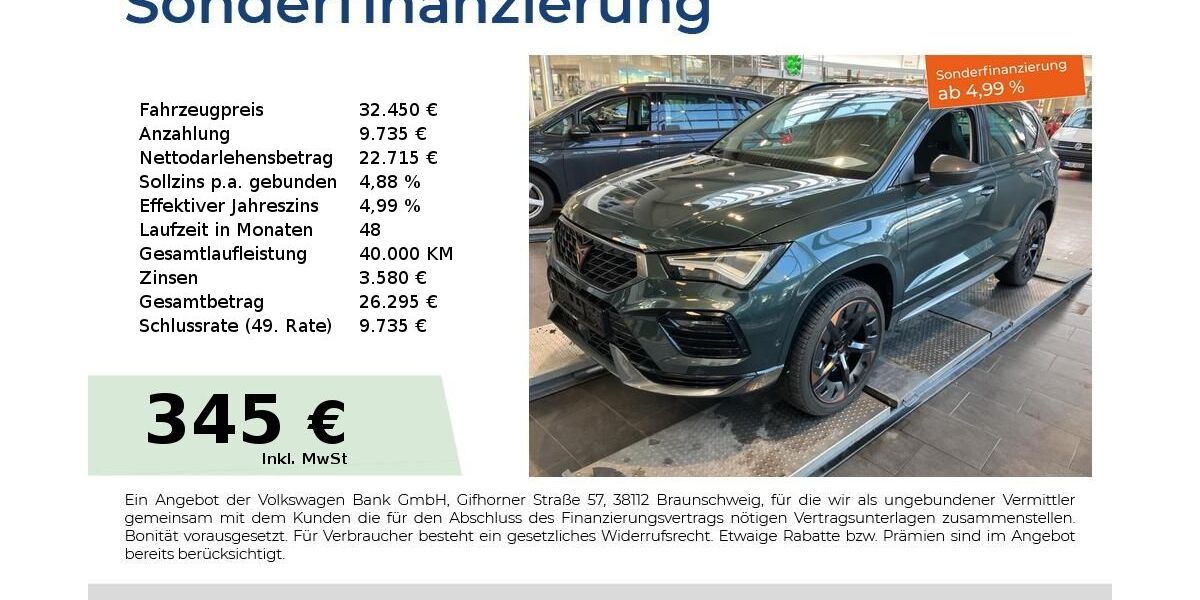 Cupra Ateca 35.850 km 32.450 &euro; Nürnberg 90441