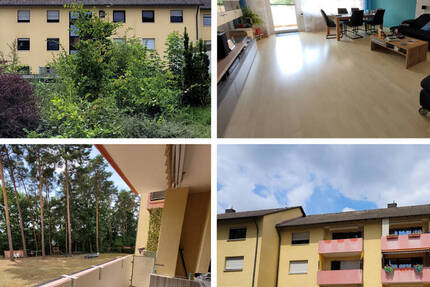 * ANSPRECHEND * LICHTDURCHFLUTET * NATURNAH * tolle 3-Zi-Wohnung mit SÜDBALKON im Nürnberger Süden