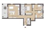 Helle 4-Zimmer Wohnung mit Balkon-ERSTBEZUG !