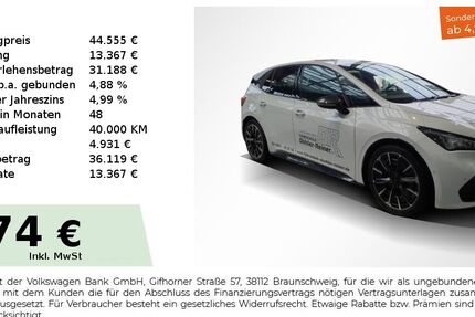 Cupra Born 82.750 km 24.880 &euro; Nürnberg 90441