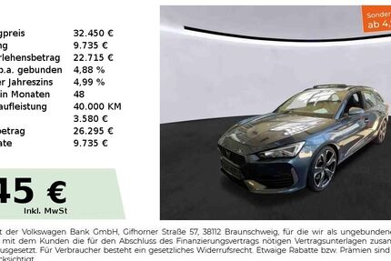 Cupra Leon 26.250 km 32.450 &euro; Nürnberg 90441