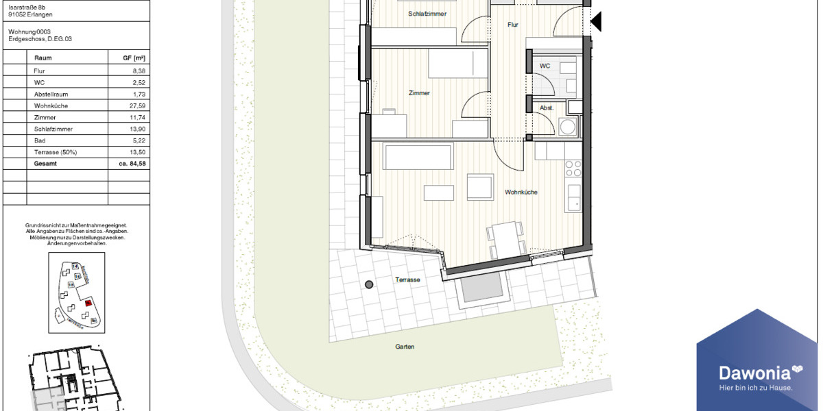 Hier erfüllen Sie sich den Traum vom eigenen Garten! 3 zimmer