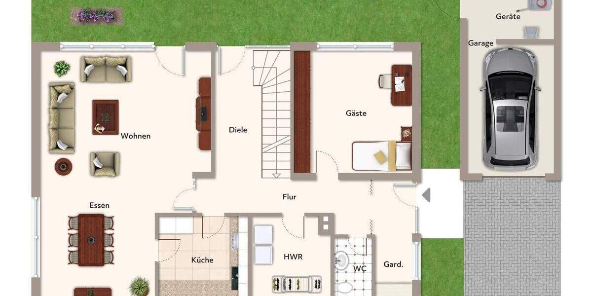 Einfamilienhaus Erlangen Stadtrandsiedlung - 7 Zimmer, 178 m&sup2;, 595.000&euro; | Angebot:25771963