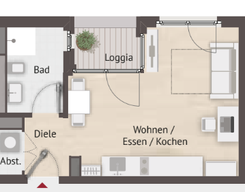 ZOLLHOF - COOLES APARTMENT MITTEN IN DER CITY!