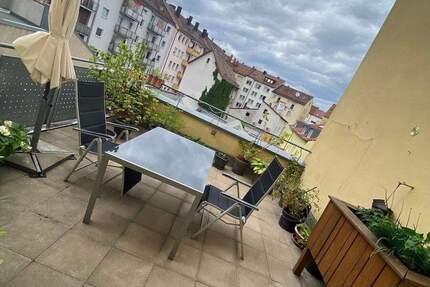Helle 2-Zimmer-Wohnung mit wunderschöner großer Terrasse 2 zimmer