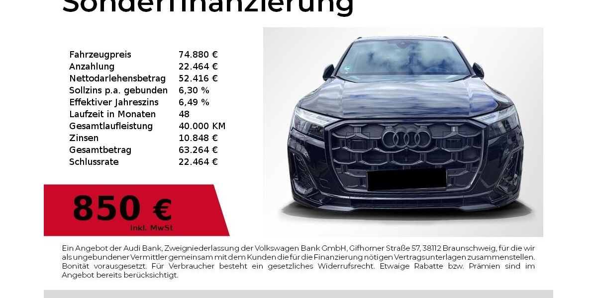 Audi Q7 21.000 km 74.880 &euro; Nürnberg 90411