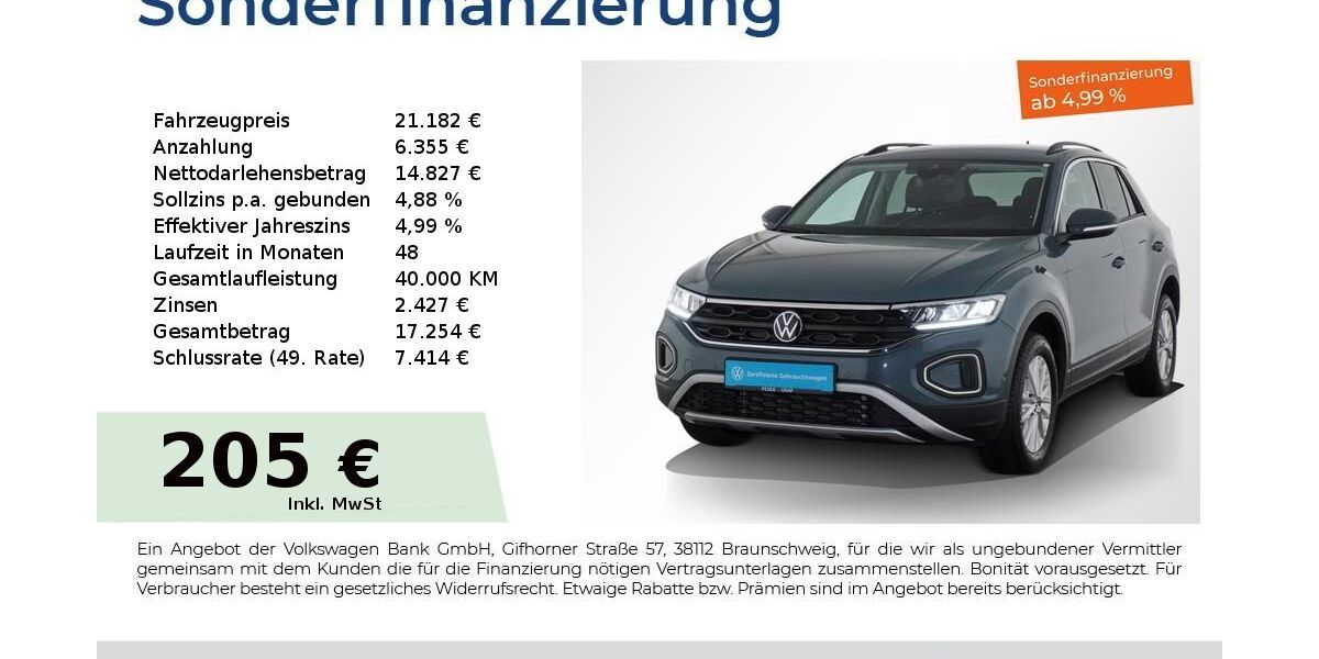 VW T-Roc 22.750 km 20.390 &euro; Nürnberg 90441