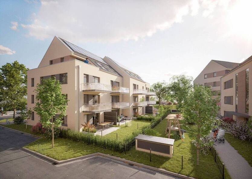 Verkaufsstart - Lichtdurchflutete 4-Zimmer mit Tageslicht-Bad, Gäste-WC, Abstellraum, gr. Balkon - KfW 40 QNG