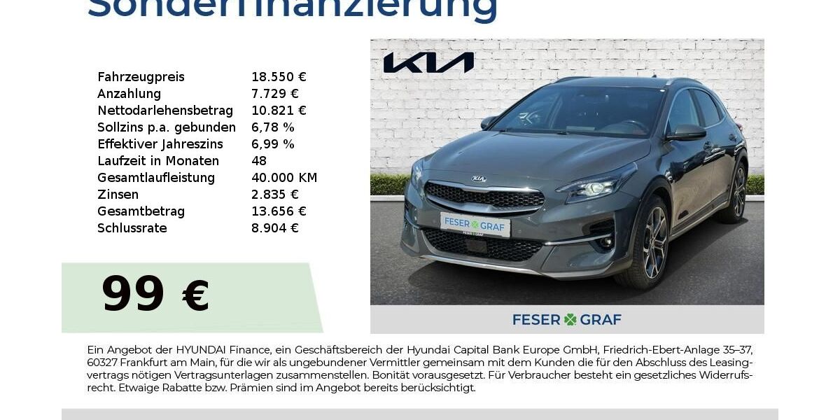 Kia XCeed 79.162 km 17.850 &euro; Roth 91154