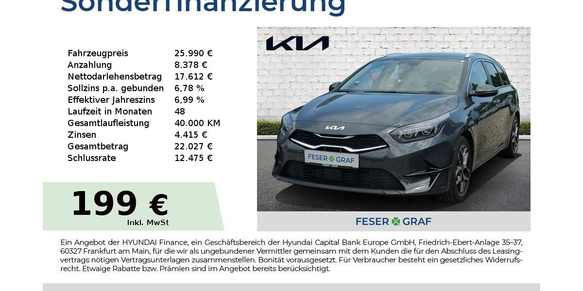 Kia ceed Sportswagon 9.188 km 25.850 &euro; Roth 91154