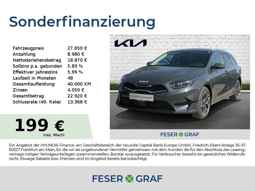 Kia ceed Sportswagon 5.950 km 27.850 € Nürnberg 90425