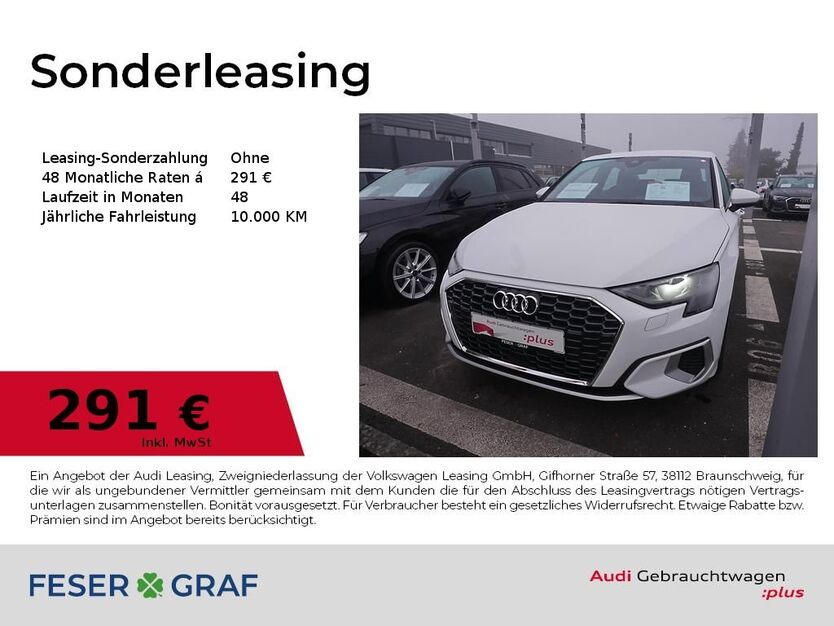 Audi A3 10.978 km 31.940 € Erlangen 91058