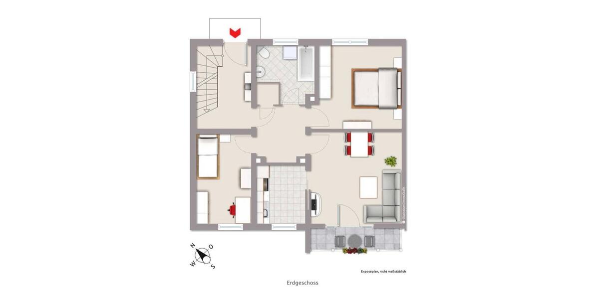 Vermietetes Reiheneckhaus in 91154 Roth 6 zimmer